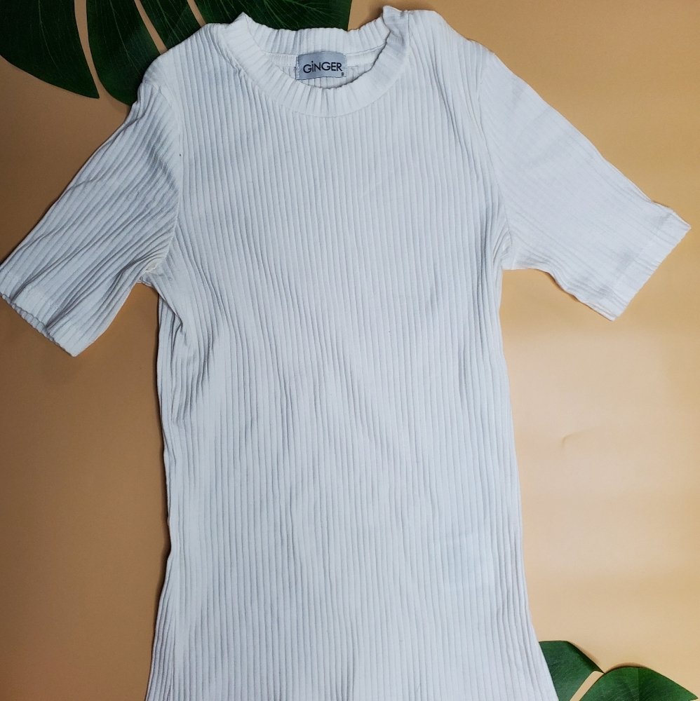 GINGER ribbed t-shirt